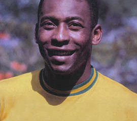 Pelè con la maglia del Brasile 1970